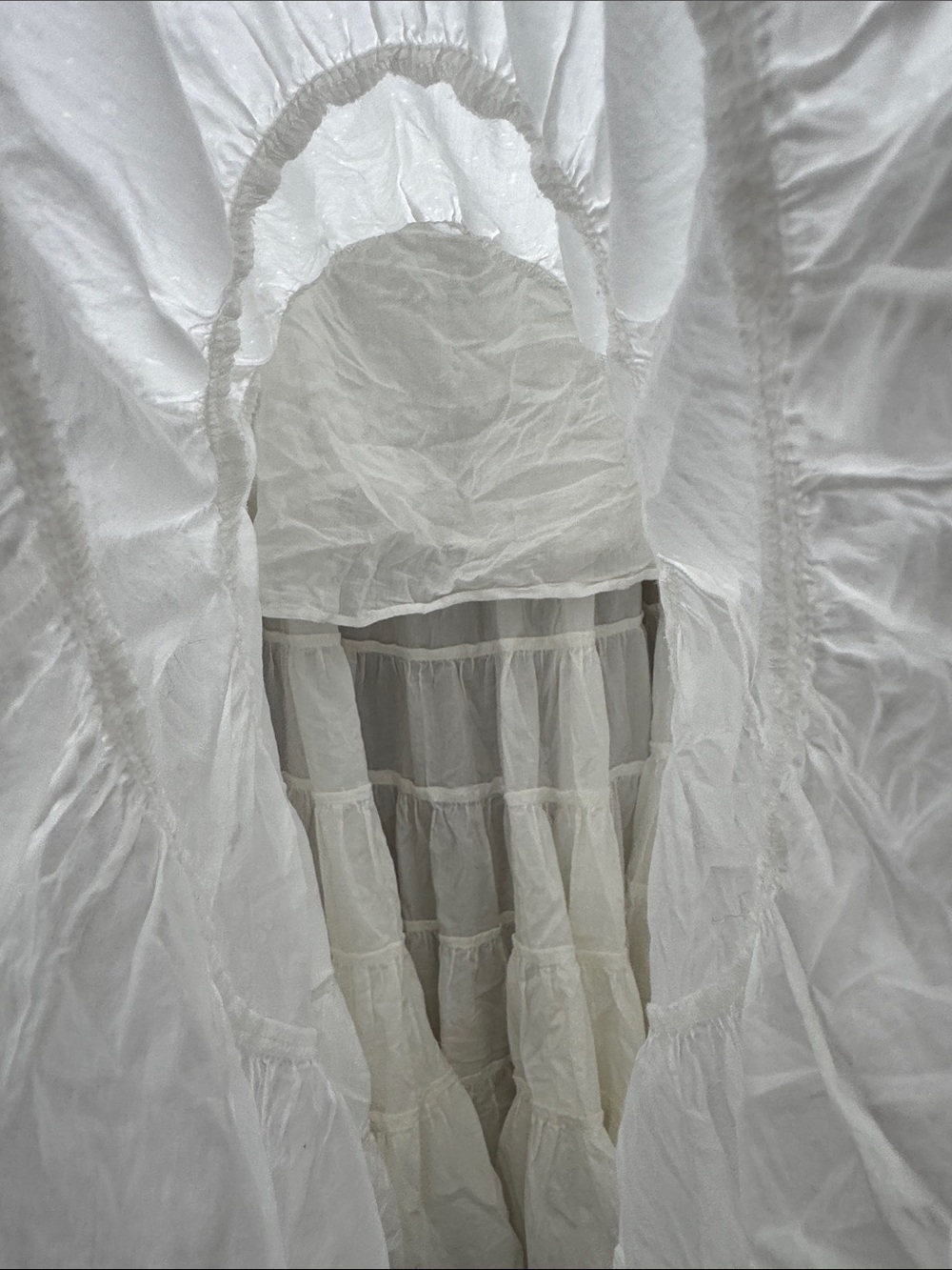 Christy dawn the Darby White Tiered Maxi Skirt - Picture 5 of 10
